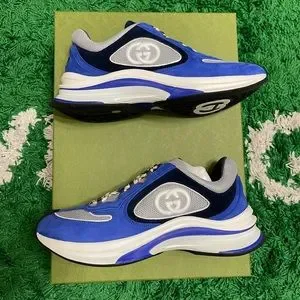 Gucci | Shoes | Gucci Blue Run Sneakers 223 | Poshmark display picture 1